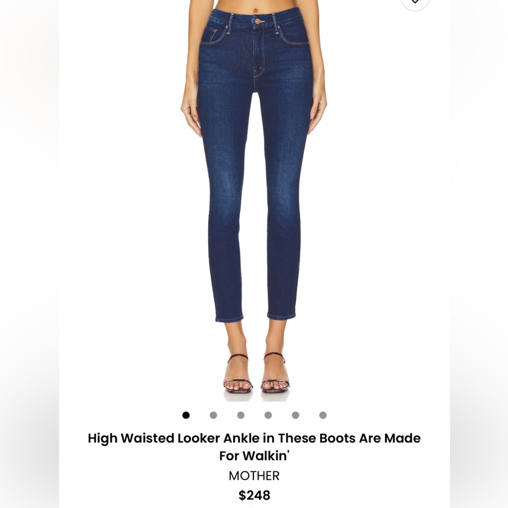 MOTHER High Waisted Looker Ankle in “Get Your Groove Back”